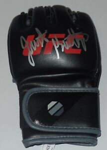 JUSTIN GAETHJE SIGNED AUTO'D OFFICIAL UFC GLOVE MMA BAS COA 274 254 249 CHAMP