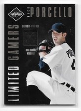 2011 Limited GAMERS CAP Rick Porcello Detroit Tigers HIGH SCHOOL WORN CAP 87/99