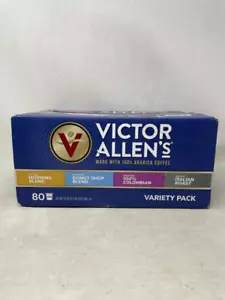Victor Allen's Coffee Variety Pack Morning, Donut, Italian, 80ct - Exp. 11/2026 - Picture 1 of 3