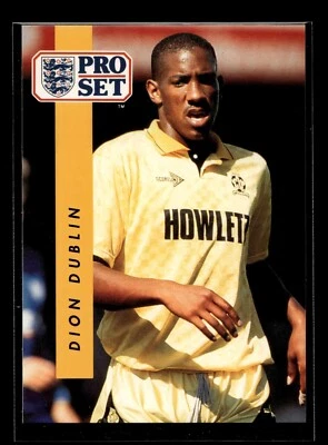 1990-91 Pro Set England #319 Dion Dublin (NM)(SOC) - Image 1 of 2