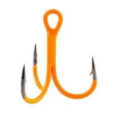 Balzer Camtec UV-aktive Drillinge Orange 5er Pack UV Drilling Haken Zander