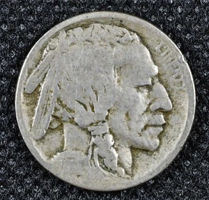 1914-D Buffalo Nickel F - Fecha semiclave original fecha de 4 dígitos - Imagen 1 de 2