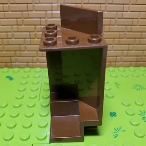 Lego Part 2345 Panel 3x3x6 Corner Wall Reddish Brown - Picture 1 of 3