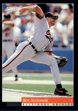 1994 Score Baltimore Orioles Baseball Card #111 Ben McDonald
