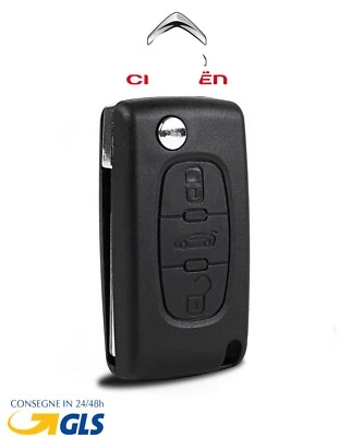 COMPATIBILE PER CITROEN 🇮🇹 GUSCIO SCOCCA CHIAVE TELECOMANDO 3 TASTI PER CITROEN C2 C3 C4 C5 C6 C8 **+