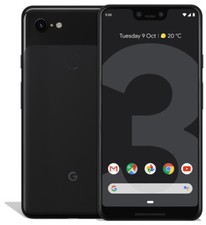 Google Pixel 3 XL Unlocked Black 64GB G013C 'LCD BURN' with warranty 