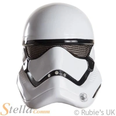 Adult Star Wars Force Awakens Stormtrooper Mask Fancy Dress Costume Accessory - Image 1 of 2