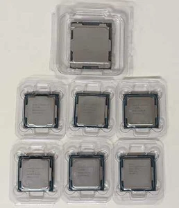 (7x) Untested Intel CPU's (1 x i5, 5 x i7, 1 x i9) Assorted CPU's (Sold As Is) - Picture 1 of 5