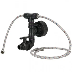  IBC Adapter S100x8 - Anschlussset für Doppel-Tränke - Bild 1 von 2