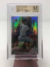 2017 BOWMAN CHROME NATIONAL CONVENTION REFRACTORS DEREK JETER BNRDK BGS 9.5 MINT