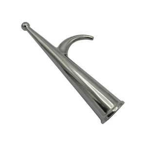 Gancho de un solo bote acero inoxidable 28 mm (accesorio de agarre barco marino candelabro) - Imagen 1 de 7