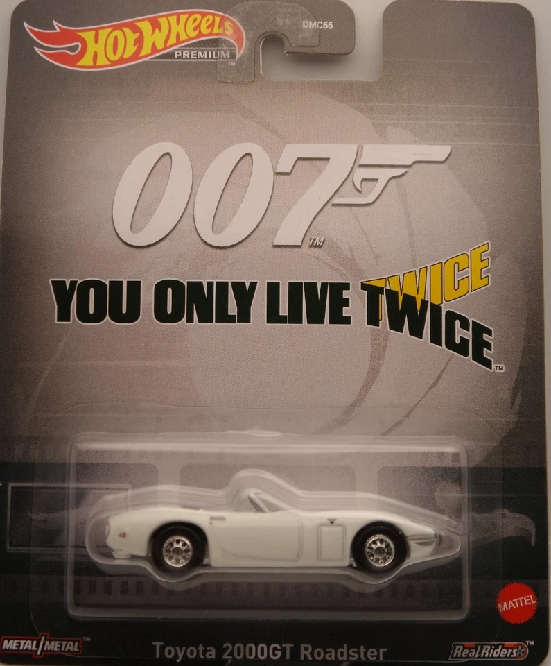 Hot Wheels Premium Retro Entertainment Toyota 2000GT RoadstertHKC27-JA10 007 - Imagen 1 de 4