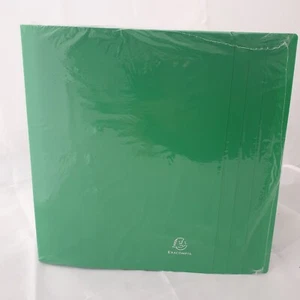 Exacompta Ring Binders x 5 15mm Rings- A4 - Green Plastic Pack - Picture 1 of 4