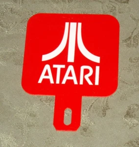 Sehr seltenes ATARI Porzellan Nummernschild Topper Schild, Traktor, Bauernhof, Videospiele - Bild 1 von 2