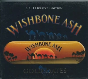 WISHBONE ASH "GOLD DATES" GOLD DELUXE ED. " RARE 2004 GERMAN IMPORT 2CD FATBOX - Picture 1 of 3