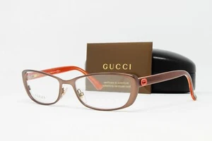 Gafas para mujer Gucci GG2883-RWW marrón coral talla 55 mm nuevas auténticas - Imagen 1 de 8