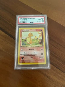 1999 Pokemon German Glumanda (Charmander) - 1st edtion - PSA 10 - Picture 1 of 2