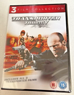 Transporter Trilogy 1 2 3 DVD Box Set Full Movie Collection Brand New Sealed - Image 1 of 2