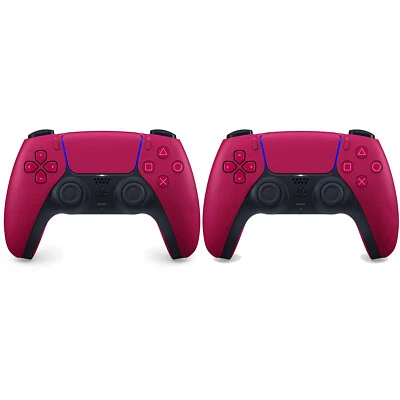 2 Pack Sony PlayStation 5 DualSense Wireless Controller - Cosmic Red - Image 1 of 4