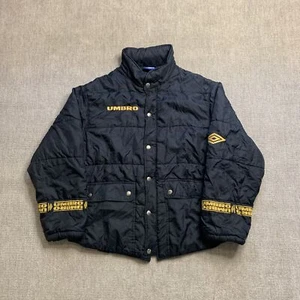 Abrigo Chaqueta Umbro Puffer Con Capucha Vintage Retro Relleno de Poli Y2K L - Imagen 1 de 8