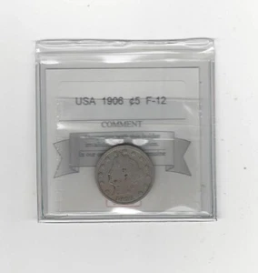 1906  USA, Liberty Head Nickel ¢5 - Picture 1 of 2