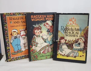 Vtg 1924 1925 1928 Lot of 3 Raggedy Ann & Andy Childrens Books Johnny Gruelle - Bild 1 von 20