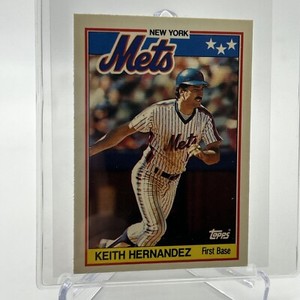 1988 Topps UK Minis TIFFANY Keith Hernandez Baseball Card #33 Mint FREE SHIPPING