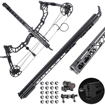 Compound Bow Bow Launcher Set 35-70lbs Steel Ball Bow Hunting Shooting Target - Image 1 of 4