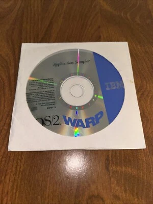 Vintage Used IBM OS/2 Warp Software Application Sampler CD Disc - Image 1 of 3