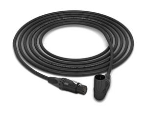 XLR-F to 90º XLR-M Digital AES/EBU Cable | Mogami 3080 & Neutrik | 100 Feet - Picture 1 of 1