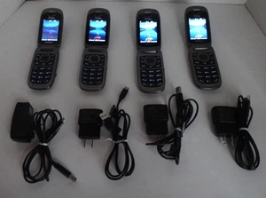 LOT OF FOUR Samsung Convoy 2 SCH-U660 RUGGED Handheld Flip Phone PUSH TO TALK - Picture 1 of 22