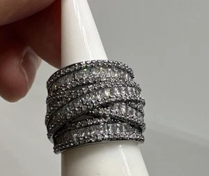 Bomb Party April 2025, Size 5 Bound To Be Yours CZ, Hematite Plating Bling - Picture 1 of 7
