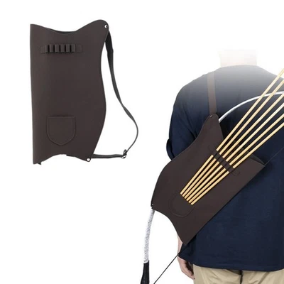 Arrow Holder Leather Quiver Built-in Quiver Design Lightweight Construction - Image 1 of 4