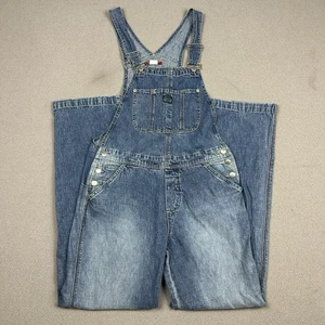 Vtg 90s Y2K Unionbay Denim Overalls Size M Carpenter Straight Leg Grunge Jeans - Afbeelding 1 van 9