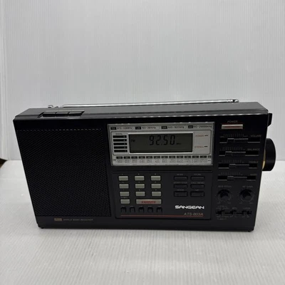 Sangean ATS-803A 调幅/调频/SW 无线电世界波段接收器 - 已测试正常工作 — 第 1/4 张图片