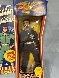 Mego 1971 vintage sin usar, en caja Action Jackson original con pegatinas - Imagen 1 de 9