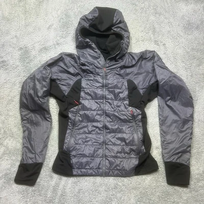 The North Face Jacket Mens M Gray Black Summit Series Primaloft Puffer Hooded - Image 1 of 4