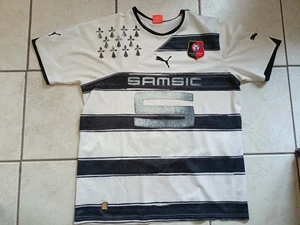 MAILLOT FOOT PUMA STADE RENNAIS SAMSIC BLOT TAILLE L/D6 BE - Foto 1 di 3