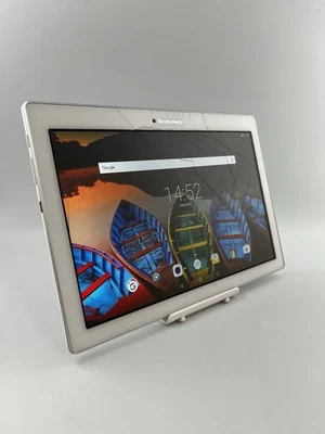 Lenovo Tab 2 A10-70F White WiFi 16GB 10.1" 1GB Ram 8MP Android Tablet Cracked - Image 1 of 4