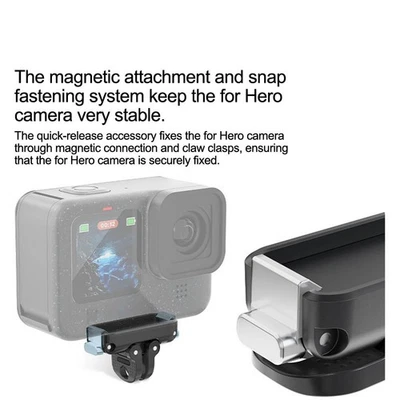 Magnetic Quick Release Camera Kit Compatible with Hero 8 through 13 Models - Image 1 of 3