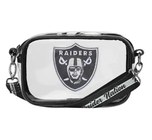 New NFL FOCO Las Vegas Raiders Clear Bag New - Picture 1 of 5