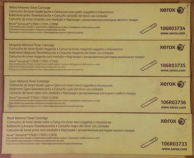 Genuine Xerox Toner SET, 106R03733 106R03734 106R03735 106R03736 We Ship Fast - Image 1 of 2