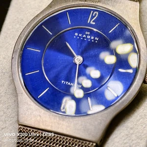 Reloj Hombre Skagen 233LSSN Batería Nueva Ultra Delgado 34MM 8" R62 - Imagen 1 de 2