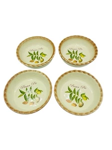 Nantucket Mini Deep Dish 5" x 1.75" Pecan Pie Set Of 4, Individual Pies, Quiche - Picture 1 of 3