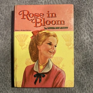 Vintage 1955 Rose In Bloom hardcover by Louisa May Alcott Whitman Publishing Co. - Picture 1 of 6
