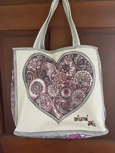 Bolso grande de lona Brighton Sweet Heart Love In Bloom - Imagen 1 de 6