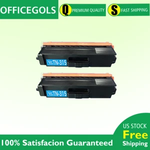 2 PACK Cyan Toner TN-315 for Brother MFC-9560CDW MFC-9460CDN HL-4570CDW Printer - Picture 1 of 1