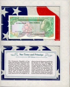 *Most Treasured Banknotes Sao Tome 100 Dobras 1989 P-60 UNC AD5610316 - Bild 1 von 2