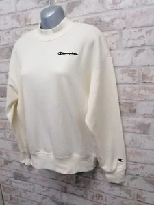 Champion Yellow Crew Neck Sweatshirt - Women's Size Large - Picture 1 of 10