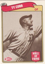 1989 CMC Swell Ty Cobb #2 Detroit Tigers , Philadelphia A's